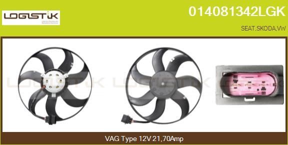 LGK 014081342LGK Hub, engine cooling fan wheel 014081342LGK