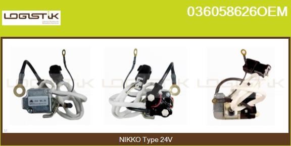 LGK 036058626OEM Solenoid switch, starter 036058626OEM