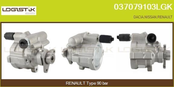 LGK 037079103LGK Hydraulic Pump, steering system 037079103LGK