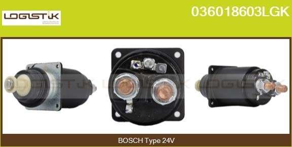 LGK 036018603LGK Solenoid switch, starter 036018603LGK