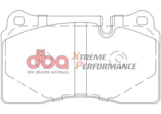 DBA DB2073XP Brake Pad Set, disc brake DB2073XP