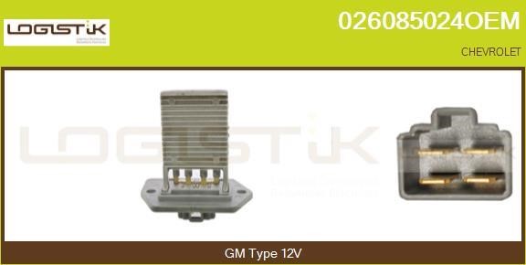 LGK 026085024OEM Resistor, interior blower 026085024OEM