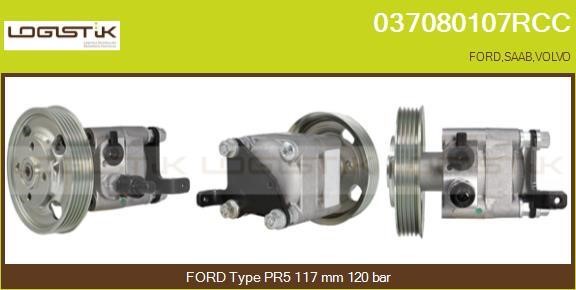 LGK 037080107RCC Hydraulic Pump, steering system 037080107RCC