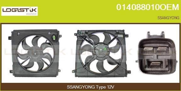 LGK 014088010OEM Electric Motor, radiator fan 014088010OEM
