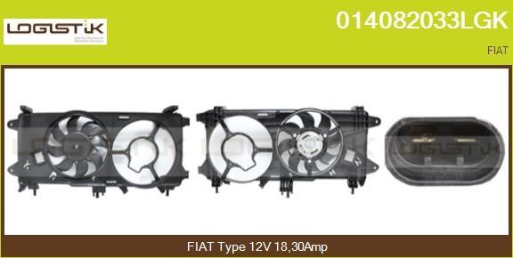 LGK 014082033LGK Electric Motor, radiator fan 014082033LGK