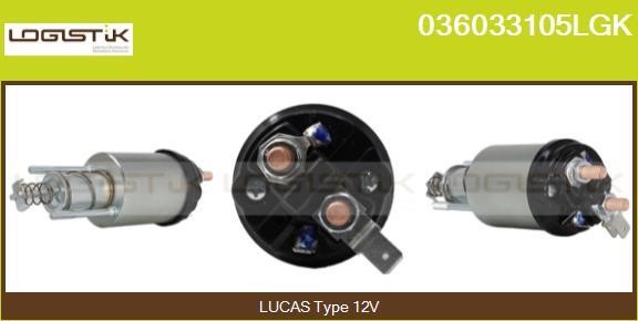 LGK 036033105LGK Solenoid switch, starter 036033105LGK