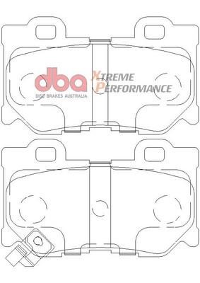 DBA DB2401XP Brake Pad Set, disc brake DB2401XP