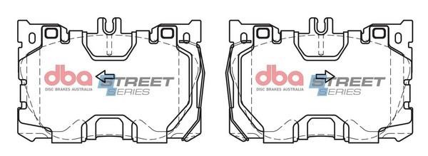 DBA DB15062SS Brake Pad Set, disc brake DB15062SS