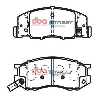 DBA DB1372SS Brake Pad Set, disc brake DB1372SS
