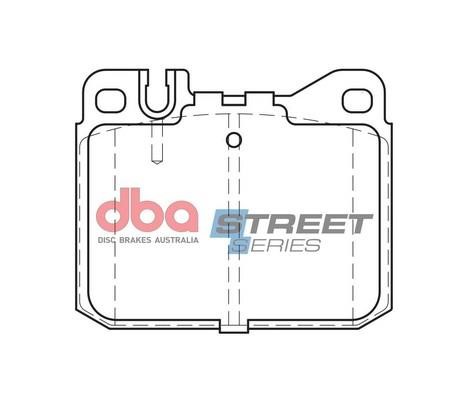 DBA DB243SS Brake Pad Set, disc brake DB243SS