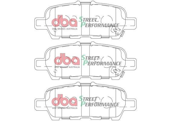 DBA DB2340SP Brake Pad Set, disc brake DB2340SP
