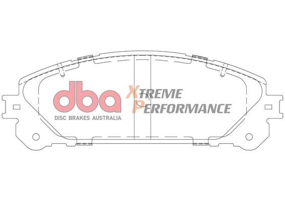 DBA DB2004XP Brake Pad Set, disc brake DB2004XP