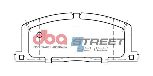 DBA DB308SS Brake Pad Set, disc brake DB308SS