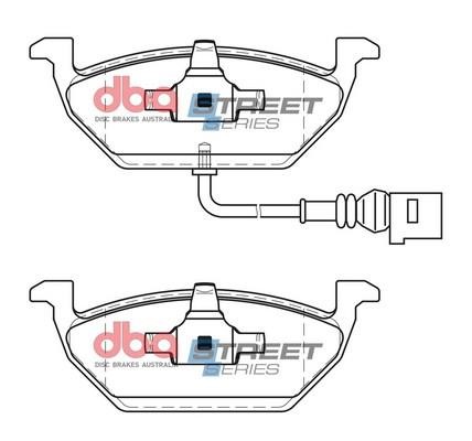 DBA DB1405SS Brake Pad Set, disc brake DB1405SS