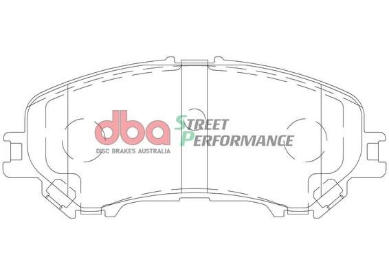 DBA DB2345SP Brake Pad Set, disc brake DB2345SP