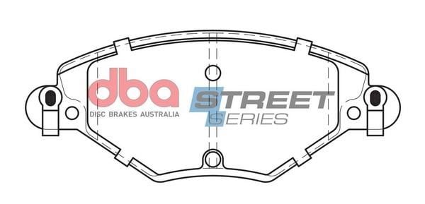DBA DB2016SS Brake Pad Set, disc brake DB2016SS