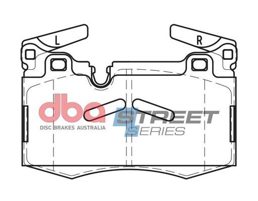 DBA DB2222SS Brake Pad Set, disc brake DB2222SS