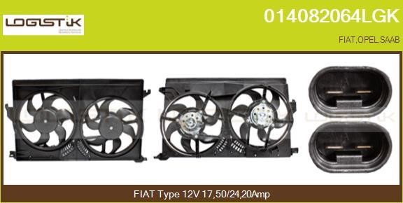 LGK 014082064LGK Electric Motor, radiator fan 014082064LGK