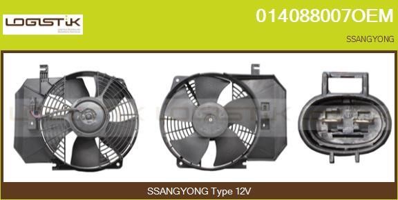 LGK 014088007OEM Electric Motor, radiator fan 014088007OEM