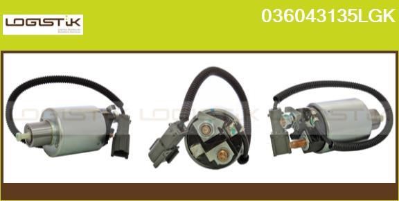 LGK 036043135LGK Solenoid switch, starter 036043135LGK