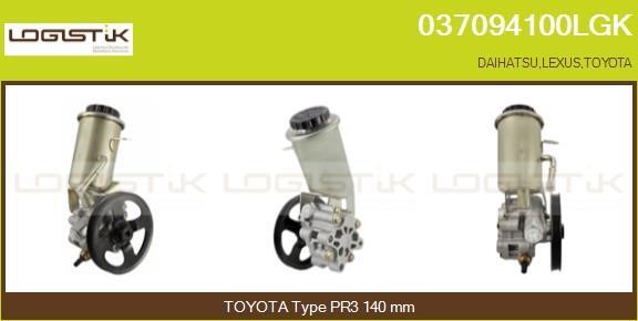 LGK 037094100LGK Hydraulic Pump, steering system 037094100LGK