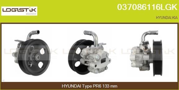 LGK 037086116LGK Hydraulic Pump, steering system 037086116LGK