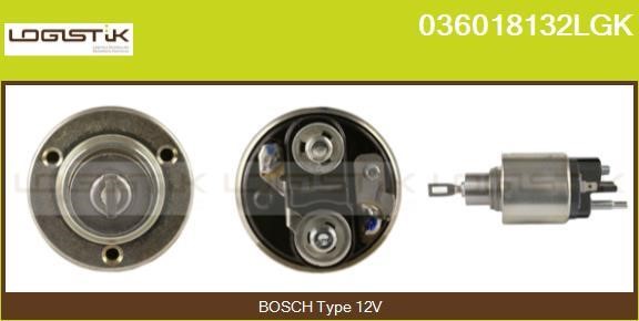 LGK 036018132LGK Solenoid switch, starter 036018132LGK