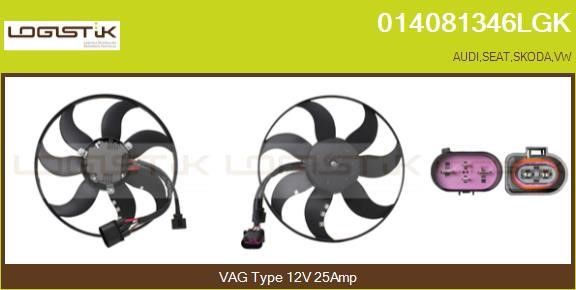 LGK 014081346LGK Hub, engine cooling fan wheel 014081346LGK