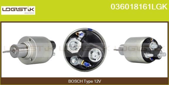 LGK 036018161LGK Solenoid switch, starter 036018161LGK