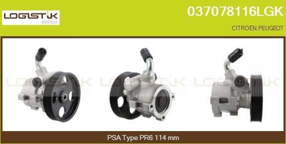 LGK 037078116LGK Hydraulic Pump, steering system 037078116LGK