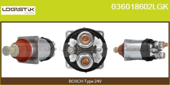 LGK 036018602LGK Solenoid switch, starter 036018602LGK