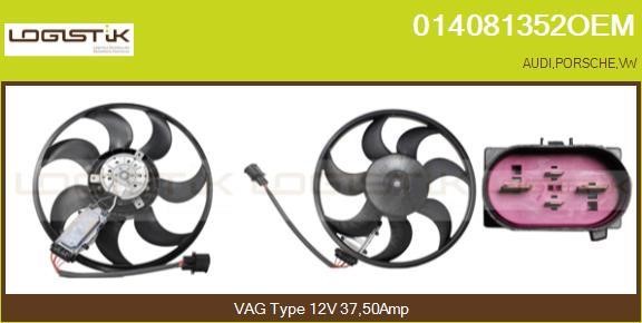 LGK 014081352OEM Hub, engine cooling fan wheel 014081352OEM