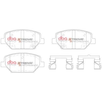 DBA DB15017XP Brake Pad Set, disc brake DB15017XP