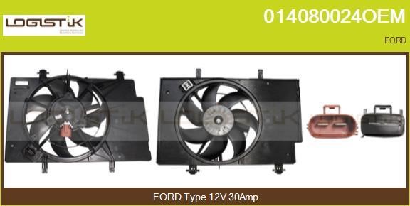LGK 014080024OEM Electric Motor, radiator fan 014080024OEM