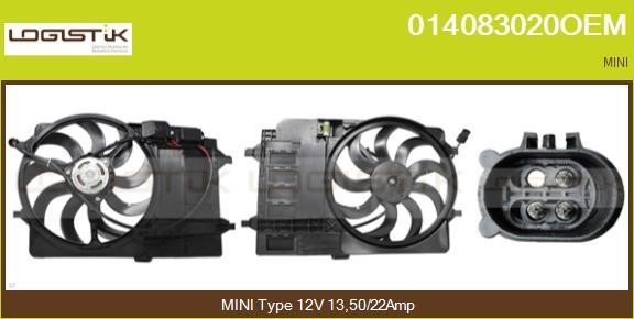 LGK 014083020OEM Electric Motor, radiator fan 014083020OEM