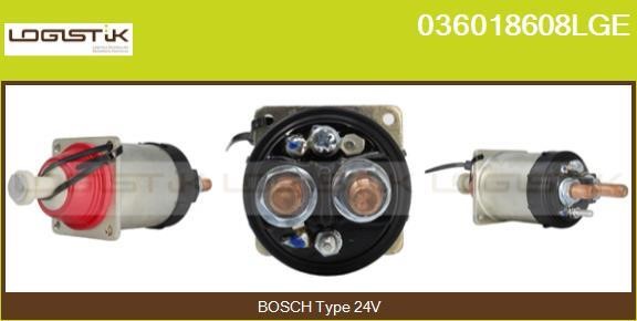 LGK 036018608LGE Solenoid switch, starter 036018608LGE