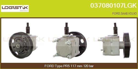 LGK 037080107LGK Hydraulic Pump, steering system 037080107LGK