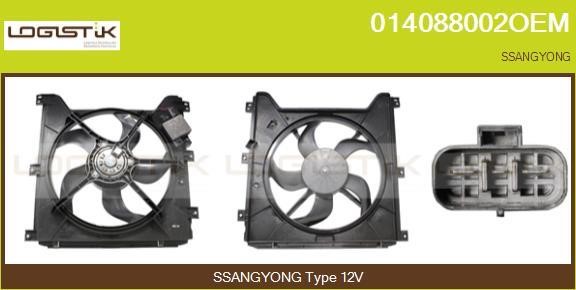 LGK 014088002OEM Electric Motor, radiator fan 014088002OEM