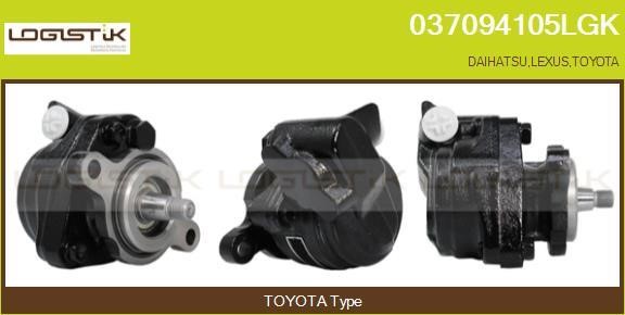 LGK 037094105LGK Hydraulic Pump, steering system 037094105LGK