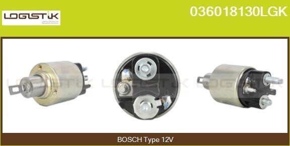 LGK 036018130LGK Solenoid switch, starter 036018130LGK