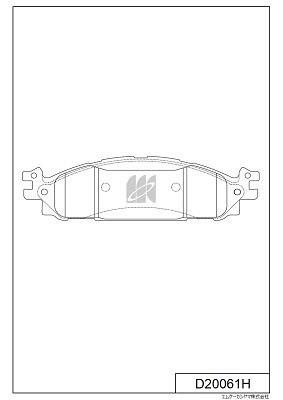 Kashiyama D20061H Brake Pad Set, disc brake D20061H