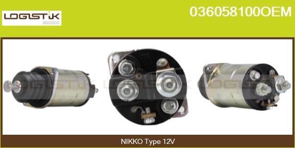 LGK 036058100OEM Solenoid switch, starter 036058100OEM