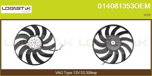 LGK 014081353OEM Hub, engine cooling fan wheel 014081353OEM