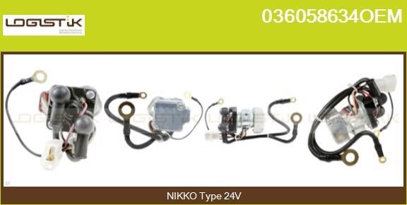 LGK 036058634OEM Solenoid switch, starter 036058634OEM