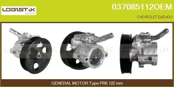 LGK 037085112OEM Hydraulic Pump, steering system 037085112OEM