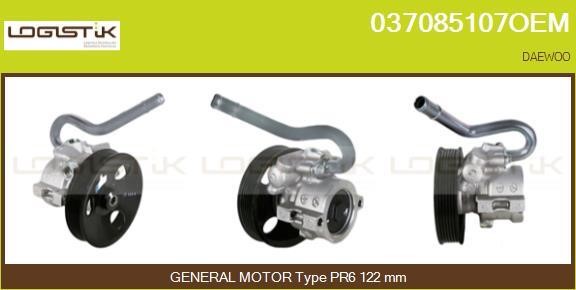 LGK 037085107OEM Hydraulic Pump, steering system 037085107OEM