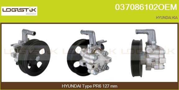 LGK 037086102OEM Hydraulic Pump, steering system 037086102OEM