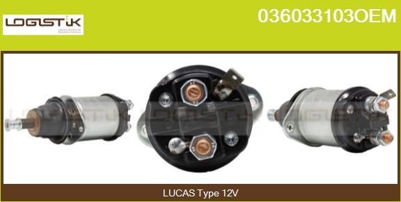LGK 036033103OEM Solenoid switch, starter 036033103OEM