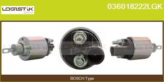 LGK 036018222LGK Solenoid switch, starter 036018222LGK