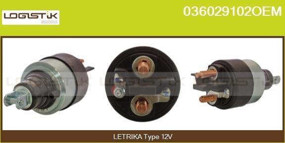 LGK 036029102OEM Solenoid switch, starter 036029102OEM